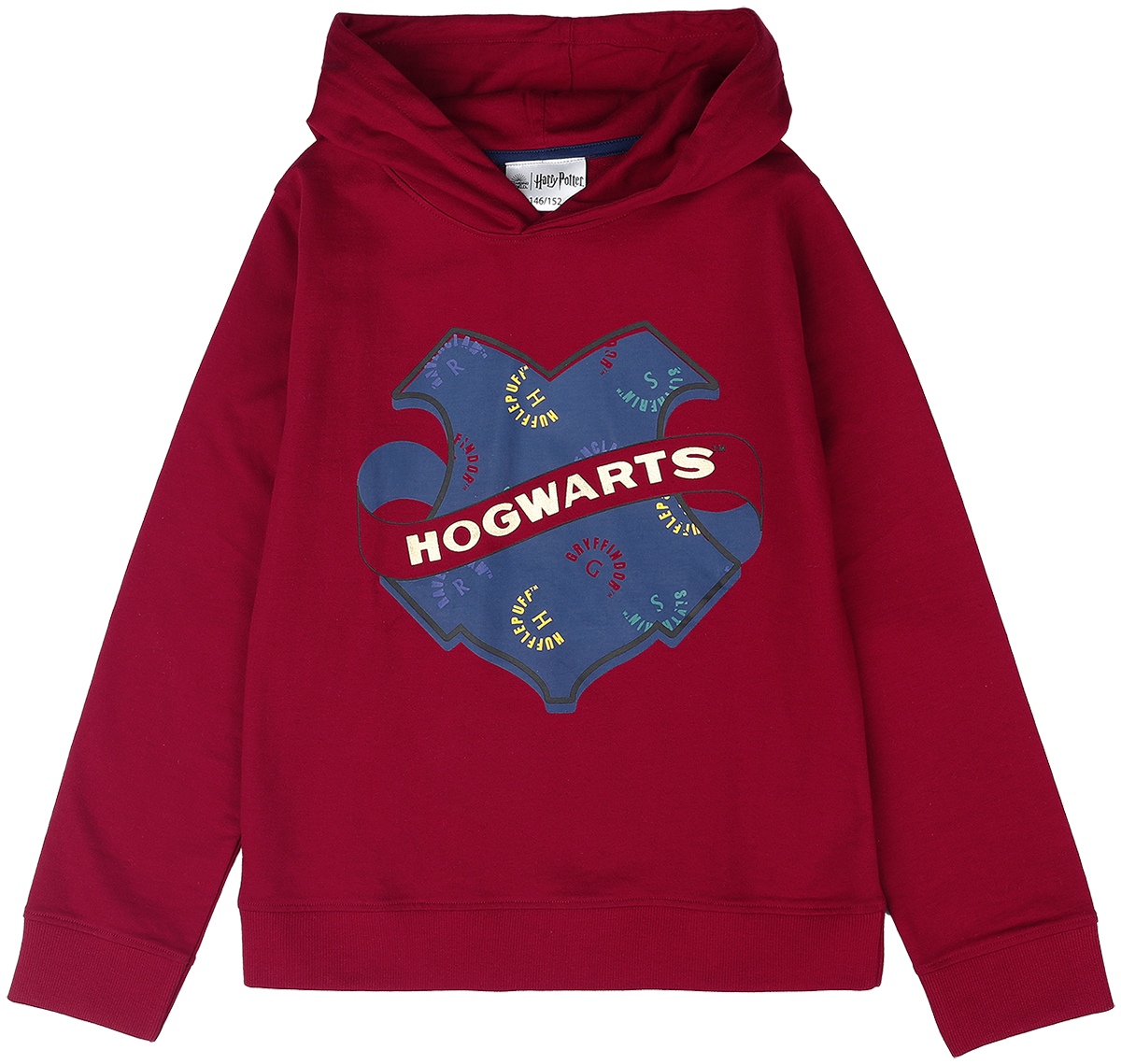 Harry Potter - Kids - Hogwarts - Kapuzenpullover - rot