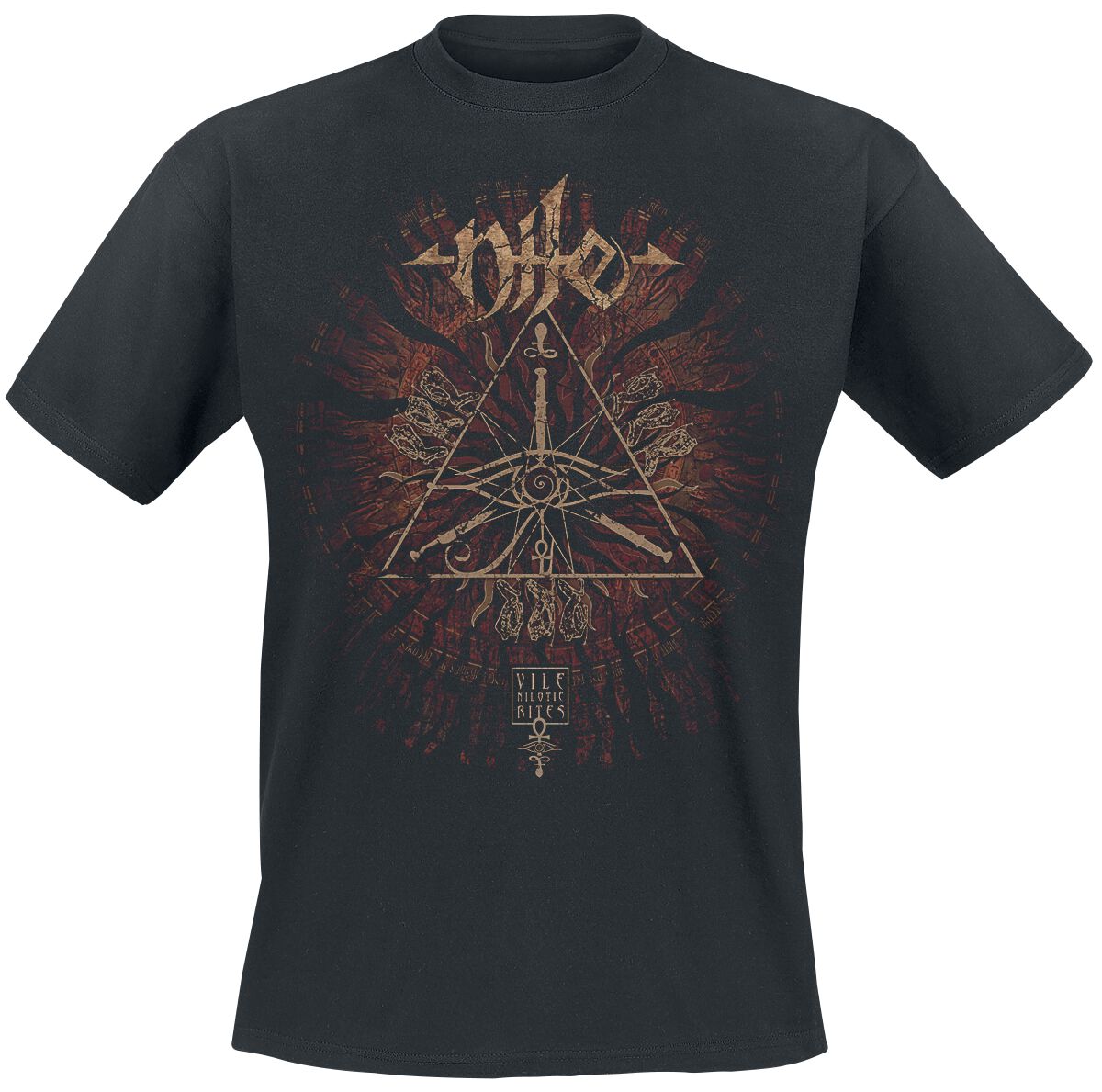 Image of Nile What One Worships One Becomes T-Shirt schwarz