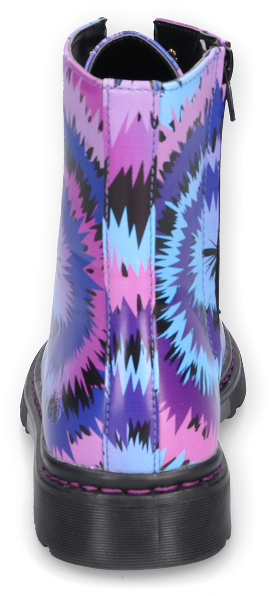 Dockers by Gerli Batik Schnürboot Boot lila schwarz