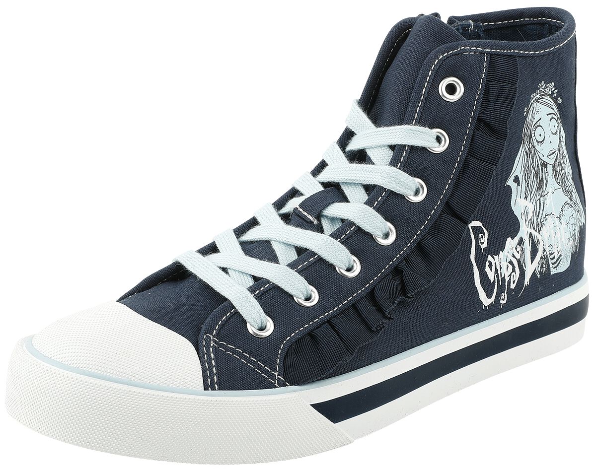 Corpse Bride Emily Sneakers High blue