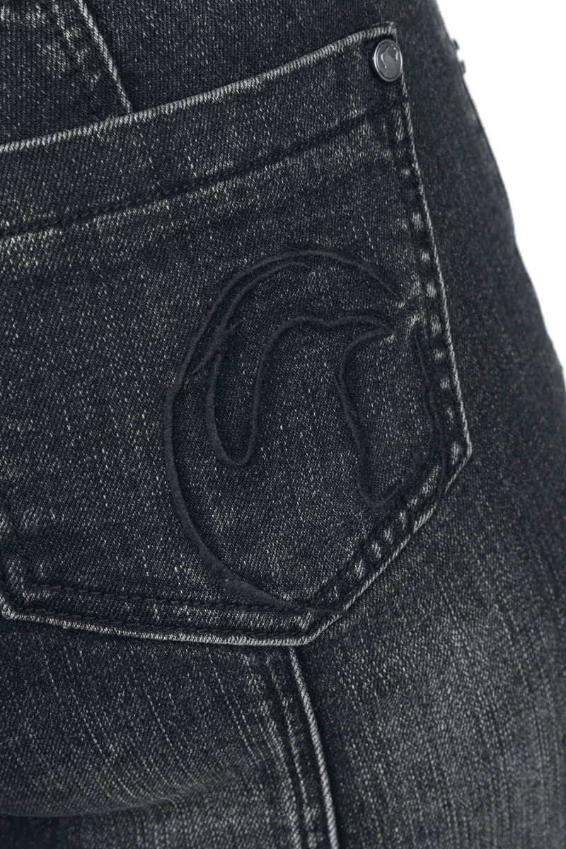 Thumbnail - Black Premium by EMP Ruby - Wide Leg Jeans Jeans schwarz in W31L30