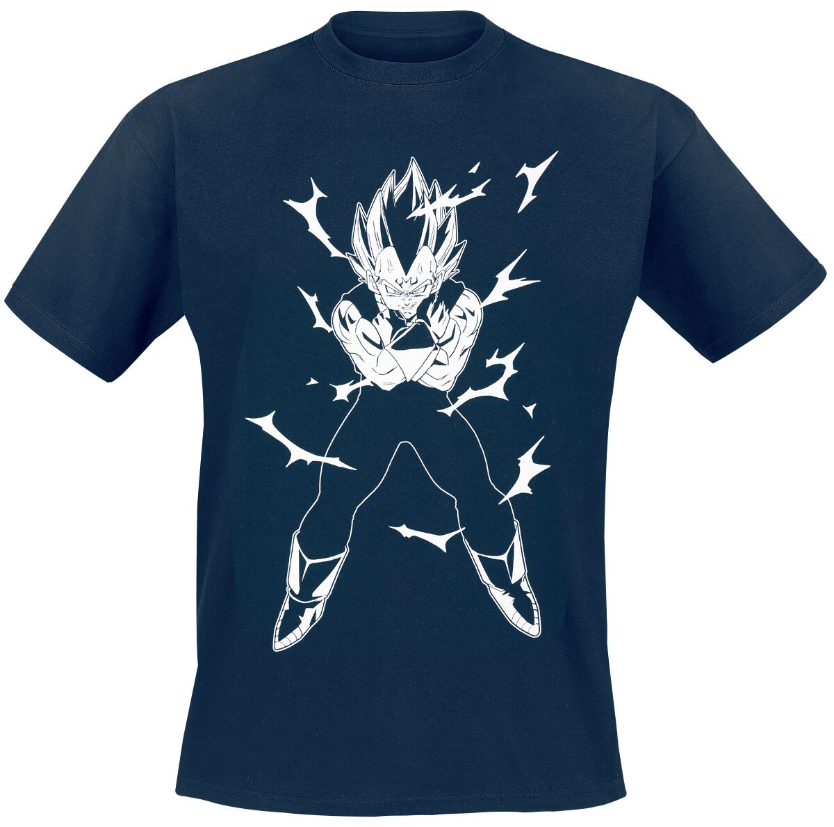 Dragon Ball - Gaming T-Shirt - Z - Vegeta - M - für Männer - Größe M - dunkelblau