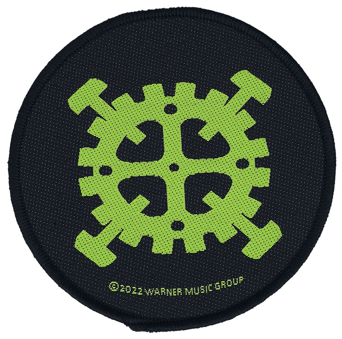 Type O Negative Gear Logo Patch black green