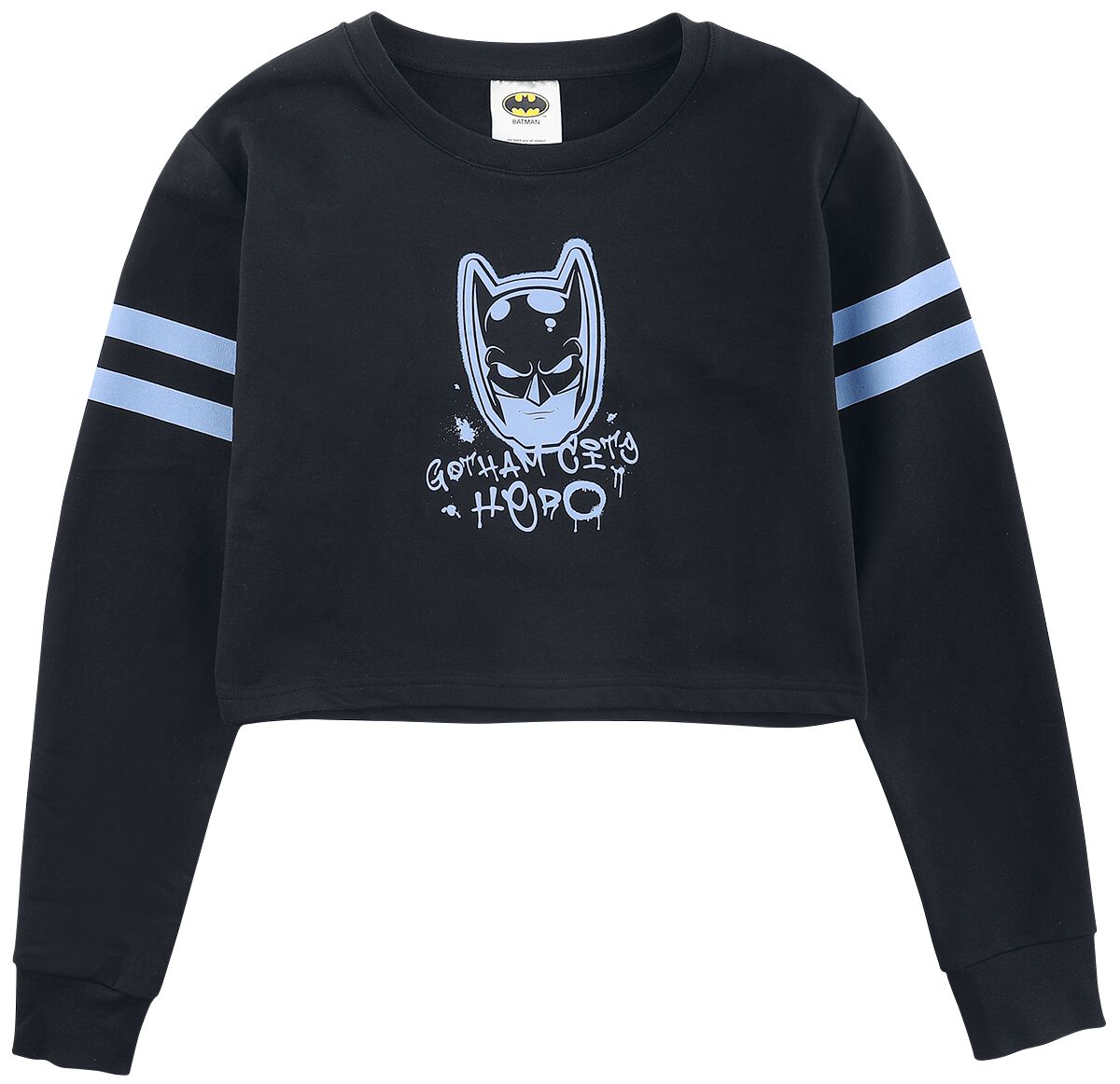 Batman - DC Comics Sweatshirt - Kids - Gotham City Hero - 140 bis 176 - für Mädchen - Größe 164 - schwarz  - Lizenzierter Fanartikel