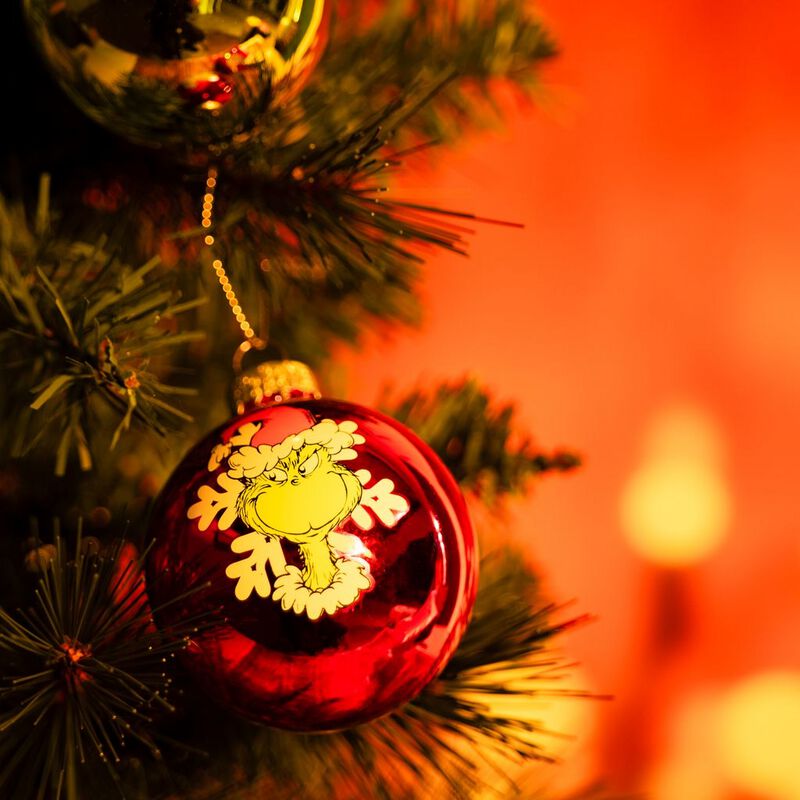 4er-Pack Weihnachtskugeln mit Grinch-Motiven | The Grinch Weihnachtskugeln