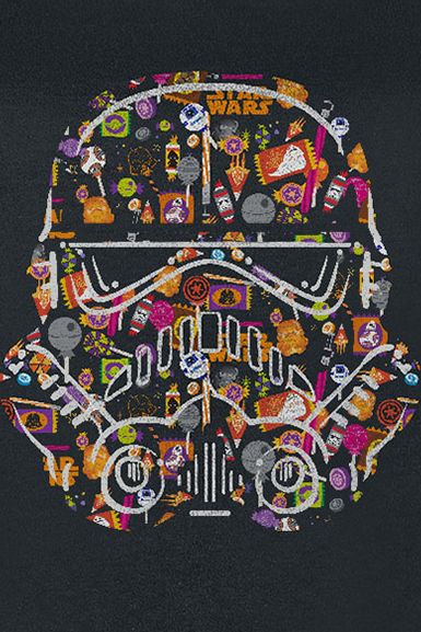 Star Wars Candytrooper T-Shirt schwarz