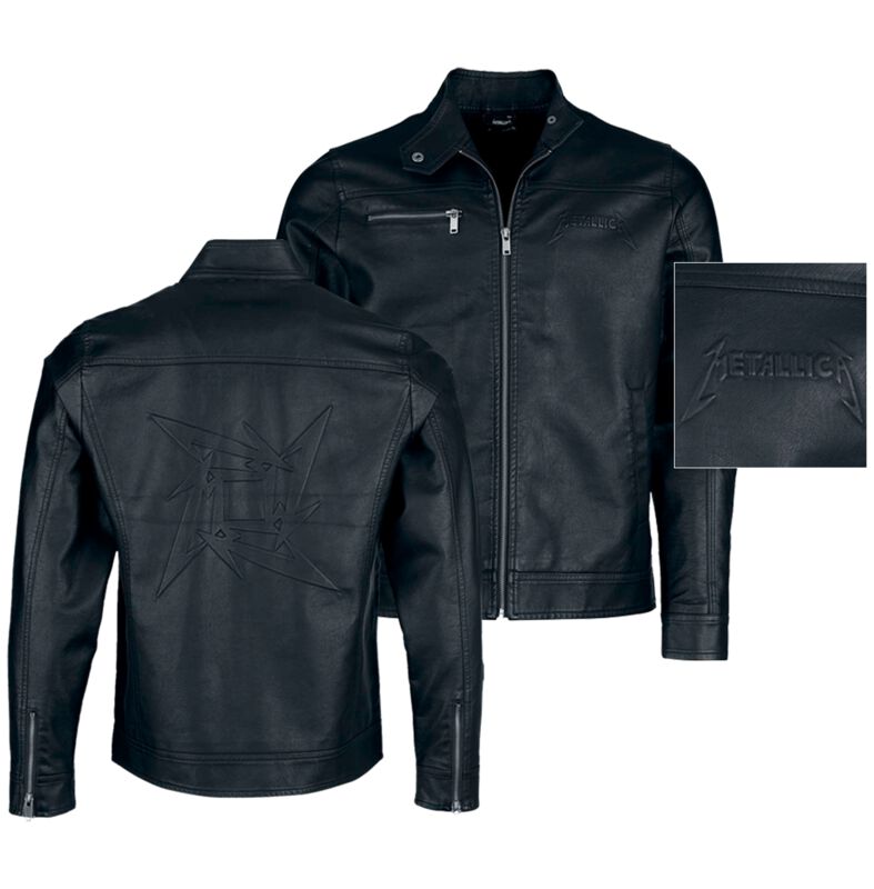 Kunstlederjacke - EMP Signature Collection - M bis 3XL - für Männer - Größe XL - schwarz - EMP exklusives Merchandise! - Männer - male