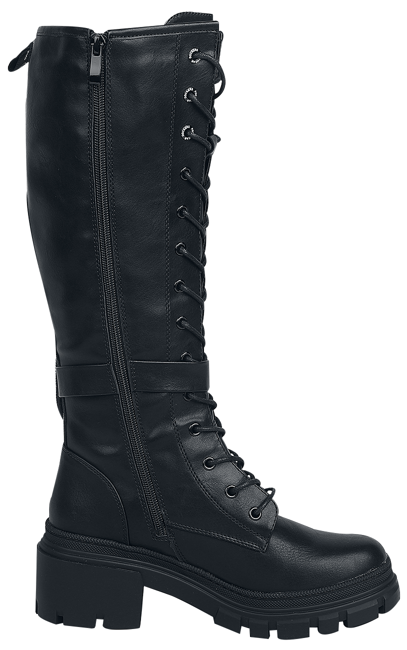 Dockers by Gerli Steifel mit Tasche Stiefel schwarz