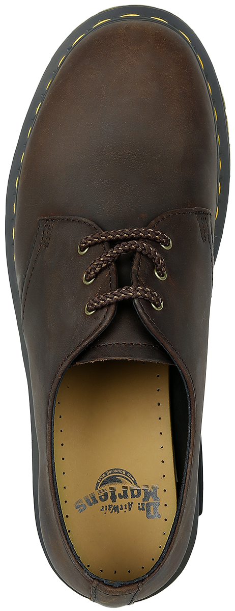 Dr. Martens 1461 Pascal - Chestnut Brown Waxed Full Grain Schnürschuh braun