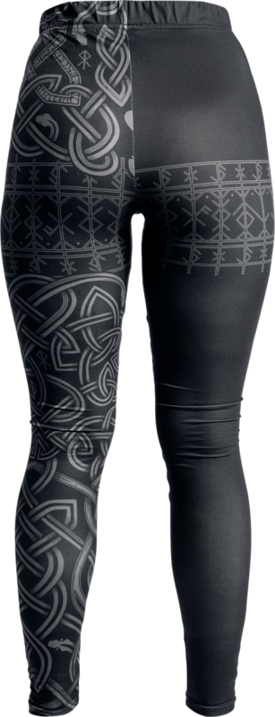 4068143324298 - Celtic Snake Leggings schwarz in S