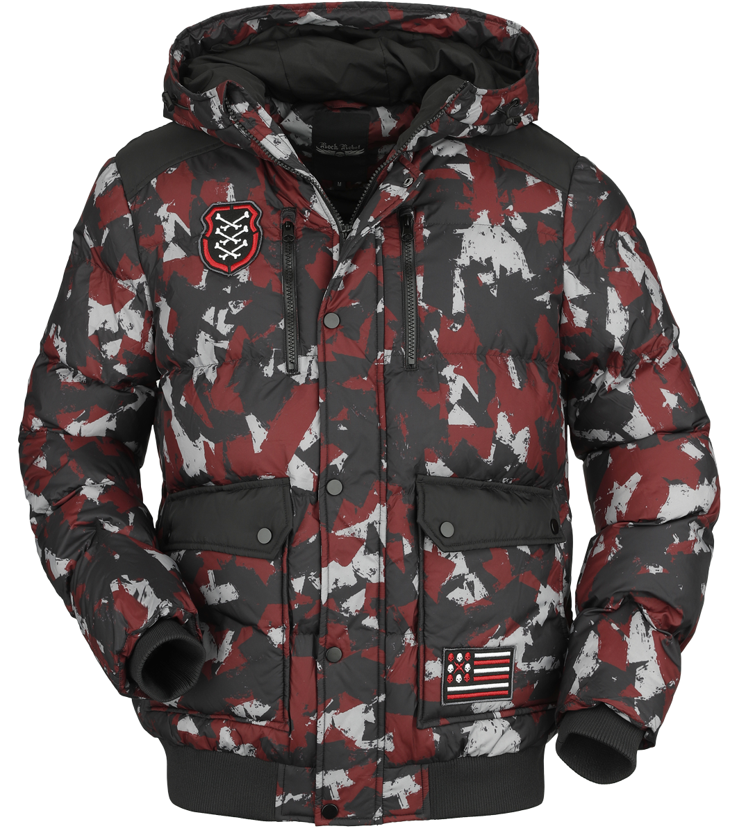 Rock Rebel by EMP - Camouflage puffer jacket - Winterjacke - camouflage - EMP Exklusiv!