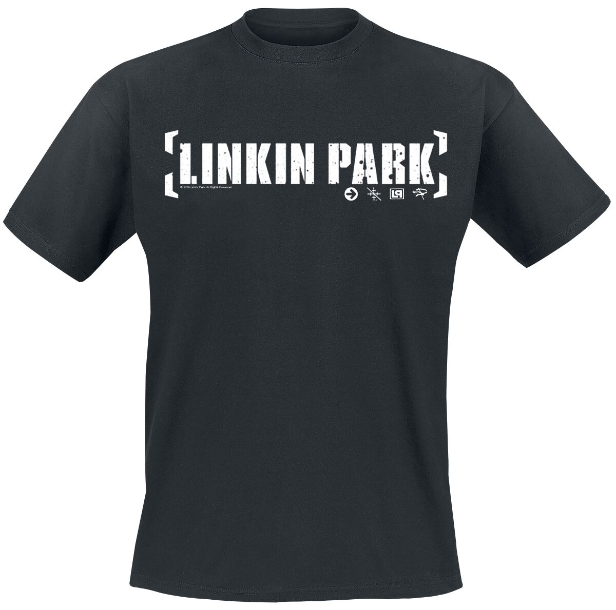 Linkin Park Bracket Logo T Shirt schwarz  - Onlineshop EMP