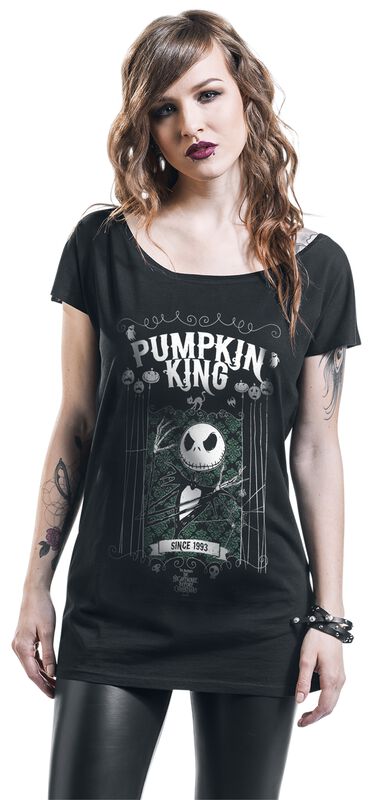 Filme & Serien Tim Burton Jack Skellington - Pumpkin King | The Nightmare Before Christmas T-Shirt
