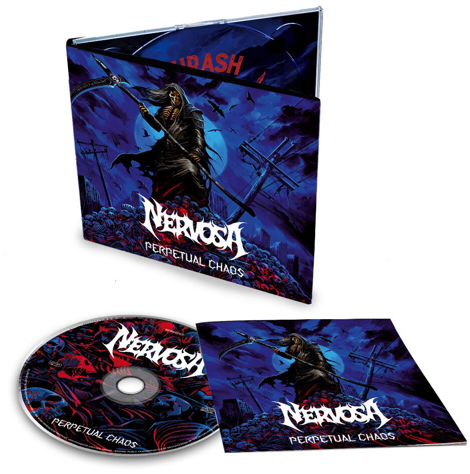 Image of Nervosa Perpetual chaos CD Standard