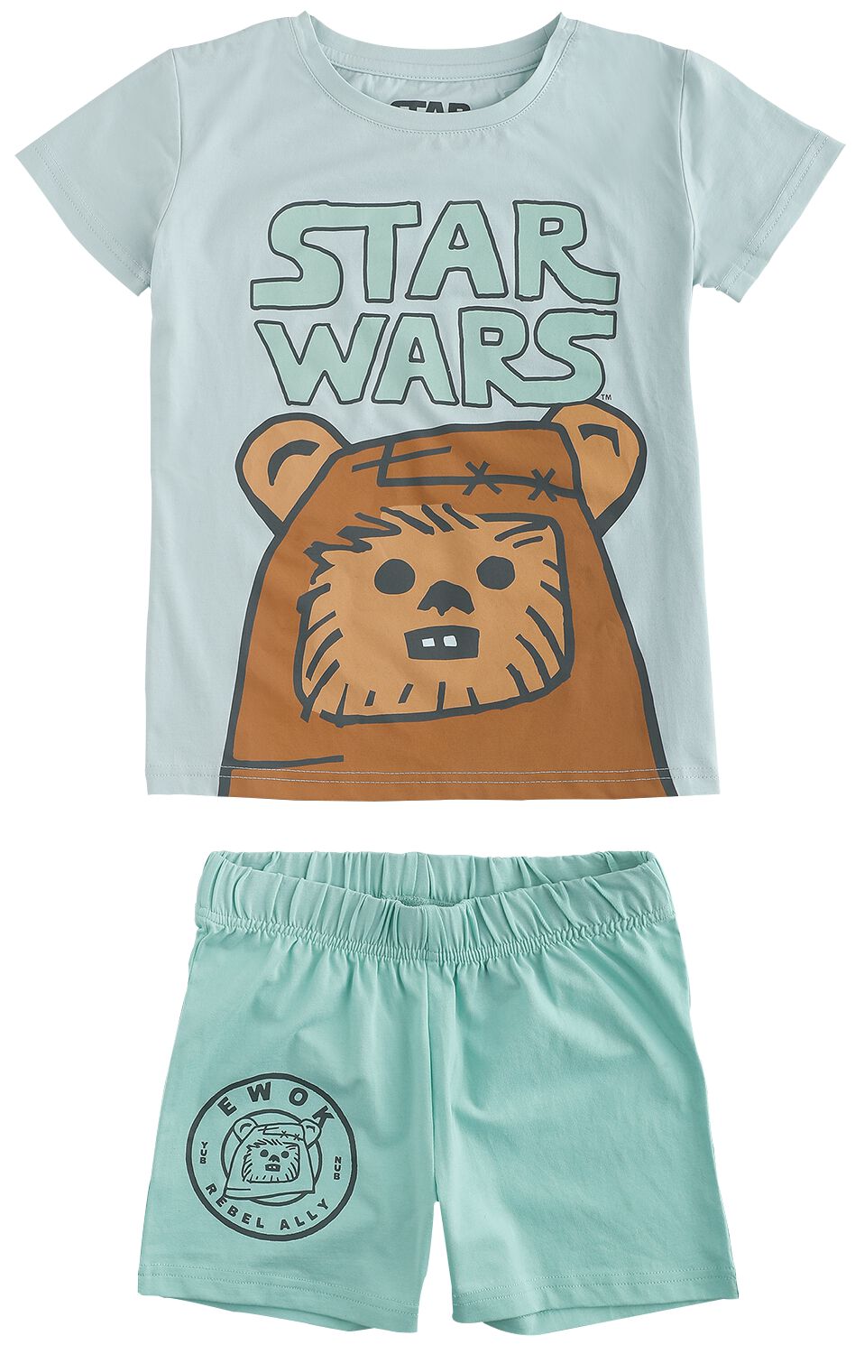 T-shirt Disney de Star Wars - Ewok - Yub Nub - 98 à 158/164 - pour filles & garçonse - multicolore