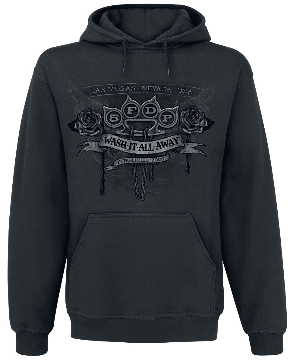 Five Finger Death Punch Kapuzenpullover - Wash It All Away - S bis XL - für Männer - Größe S - schwarz  - EMP exklusives Merchandise!