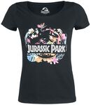 Logo - Floral, Jurassic Park, T-Shirt