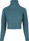 Ladies HiLo Turtleneck Sweater, Urban Classics, Strickpullover