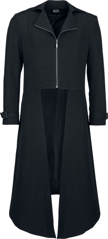 Płaszcze Goth z H&R London - Coat - Mężczyźni - czarny