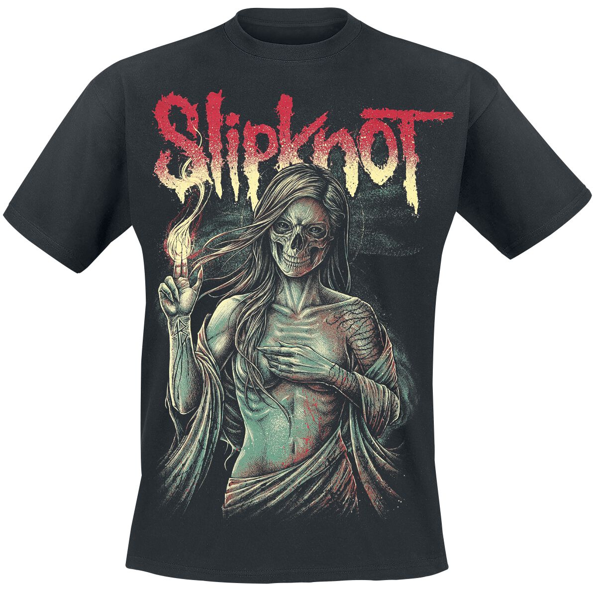 Image of Slipknot Burn Me Away T-Shirt schwarz