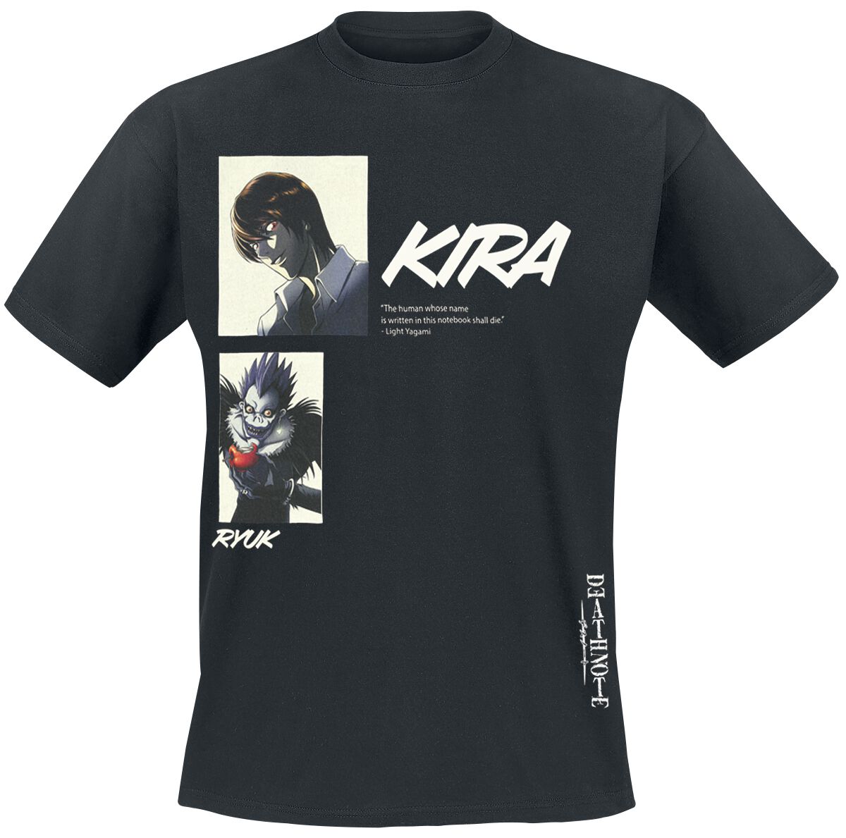 Death Note Ryuk & Kira T-Shirt black
