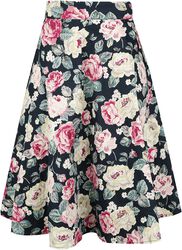 Rose Bloom Swing Skirt