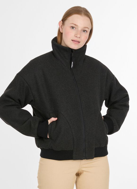 4255813154877 - Toscia Winterjacke dunkelgrau in S