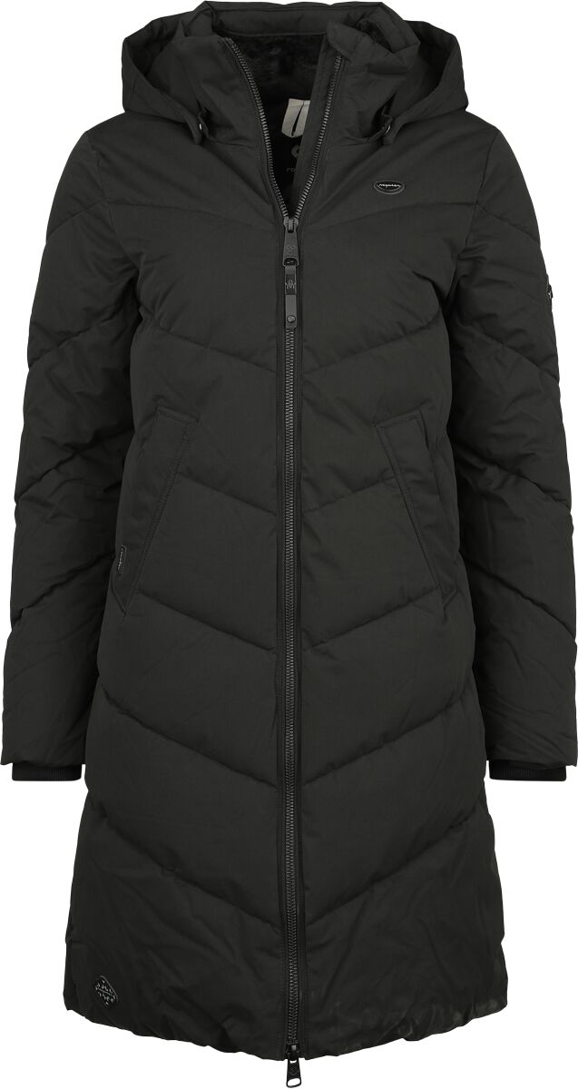 Ragwear Mantel - Rebelka - S bis XL - für Damen - Größe XL - schwarz