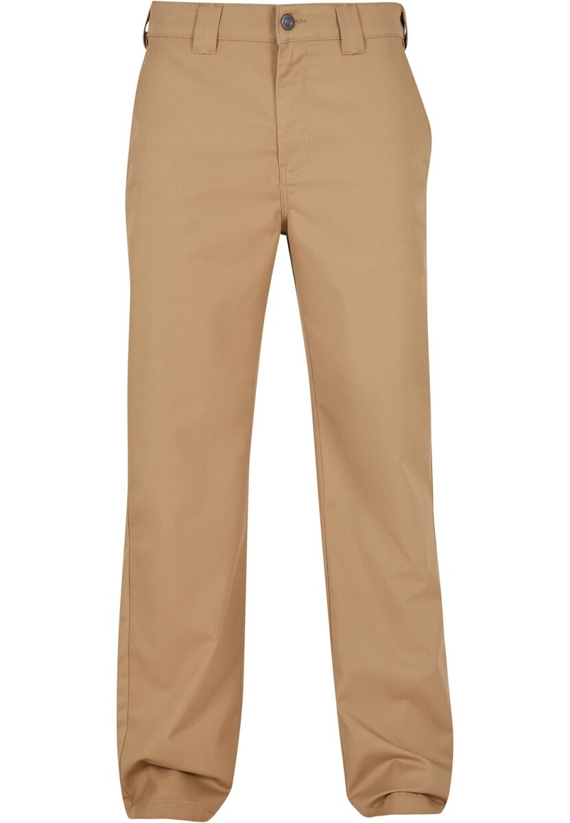 Urban Classics Chino - Classic Workwear Pants - W30L32 bis W38L34 - für Männer - Größe W30L32 - beige