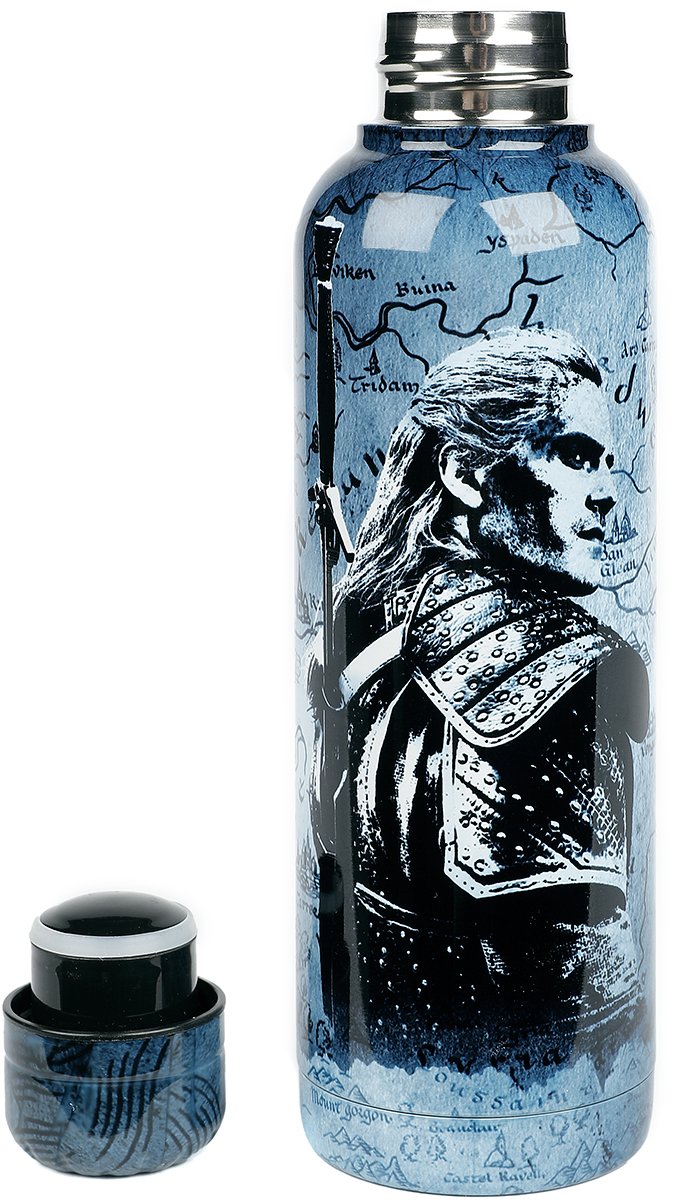 The Witcher Geralt Trinkflasche multicolor