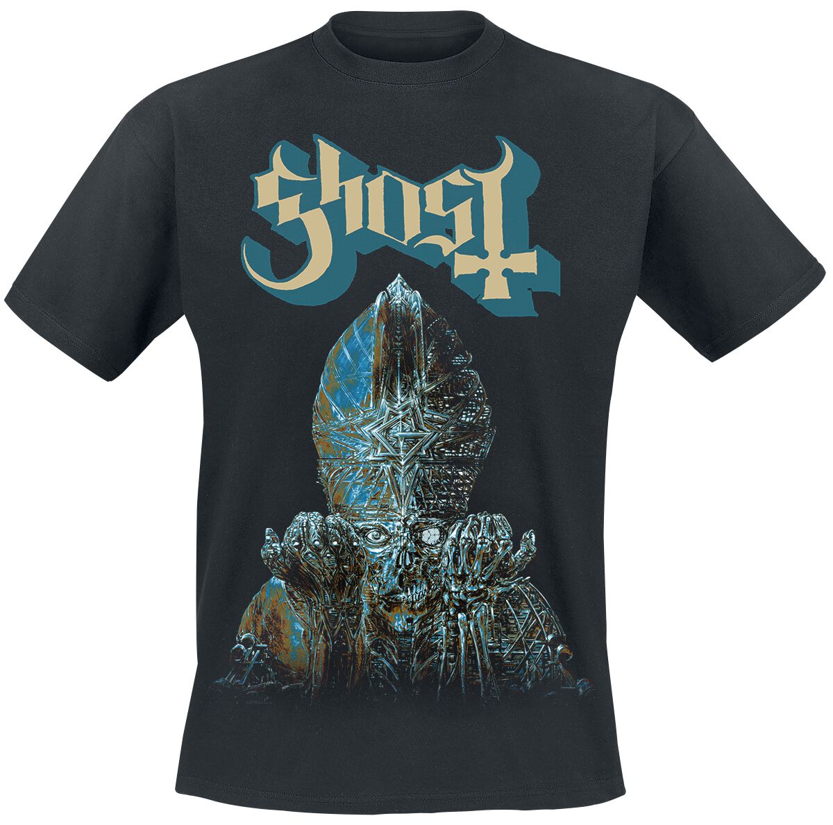Image of Ghost Impera Metallic T-Shirt schwarz