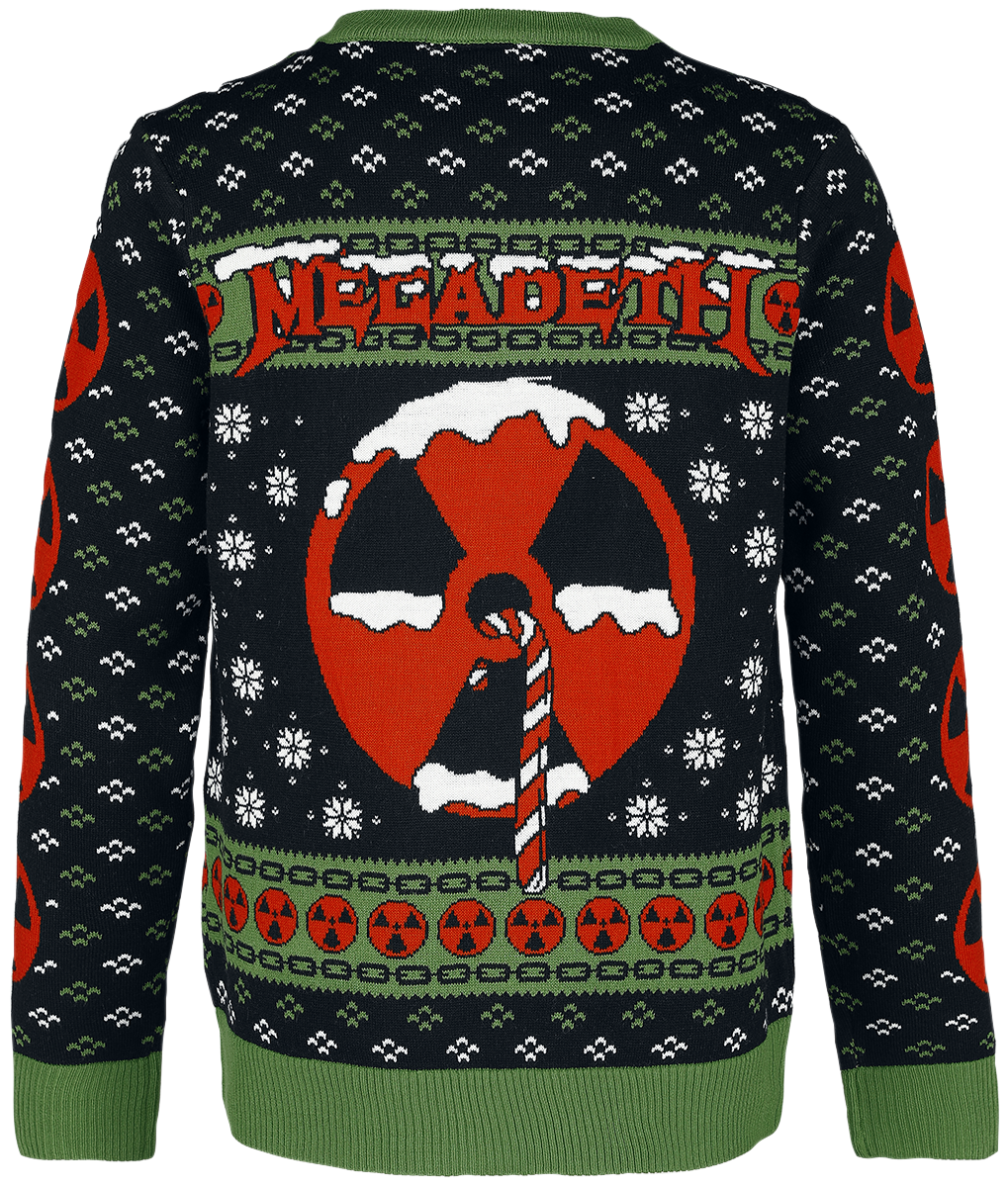 Megadeth Holiday Sweater Weihnachtspullover multicolor