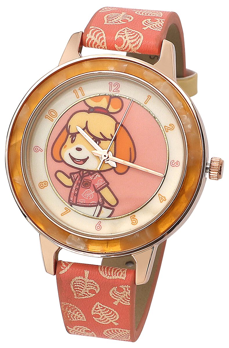 Animal Crossing Isabelle Wristwatches light pink