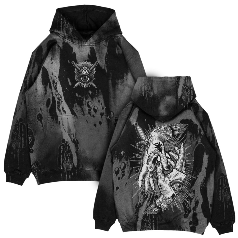 Stay Cold Apparel  Hoodie - Think Twice - Oversized - for Men - grey