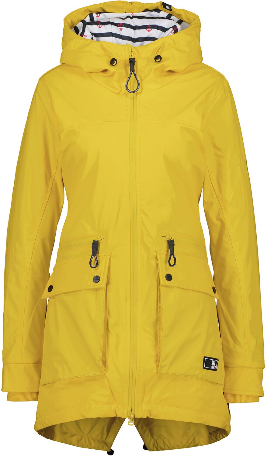 Imperméable de Alife and Kickin - AudreyAK A Raincoat - XS à XL - pour Femme - jaune