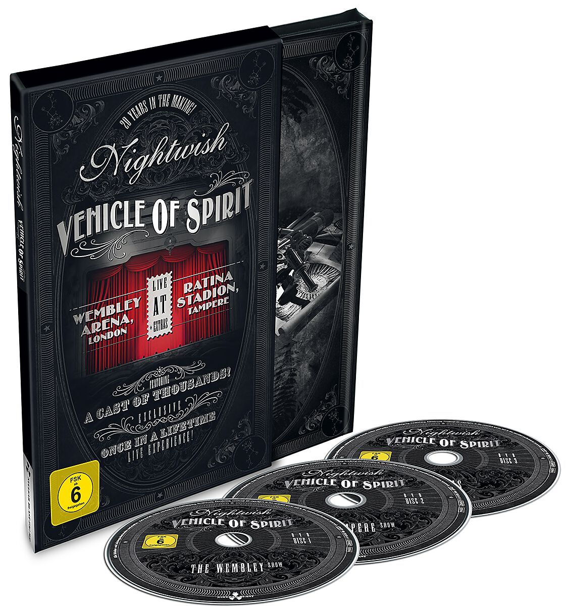 Image of Nightwish Vehicle Of Spirit 3-DVD Standard