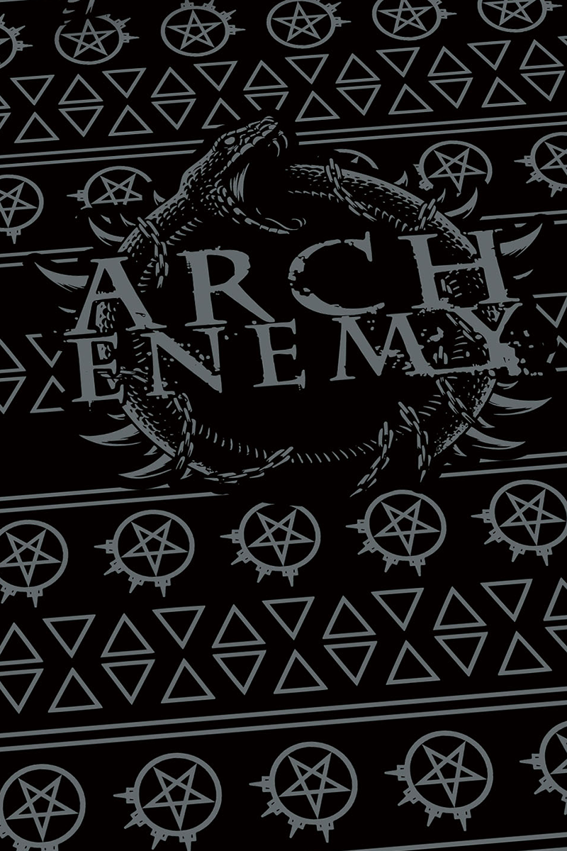 Arch Enemy Skull Bettwäsche schwarz grau