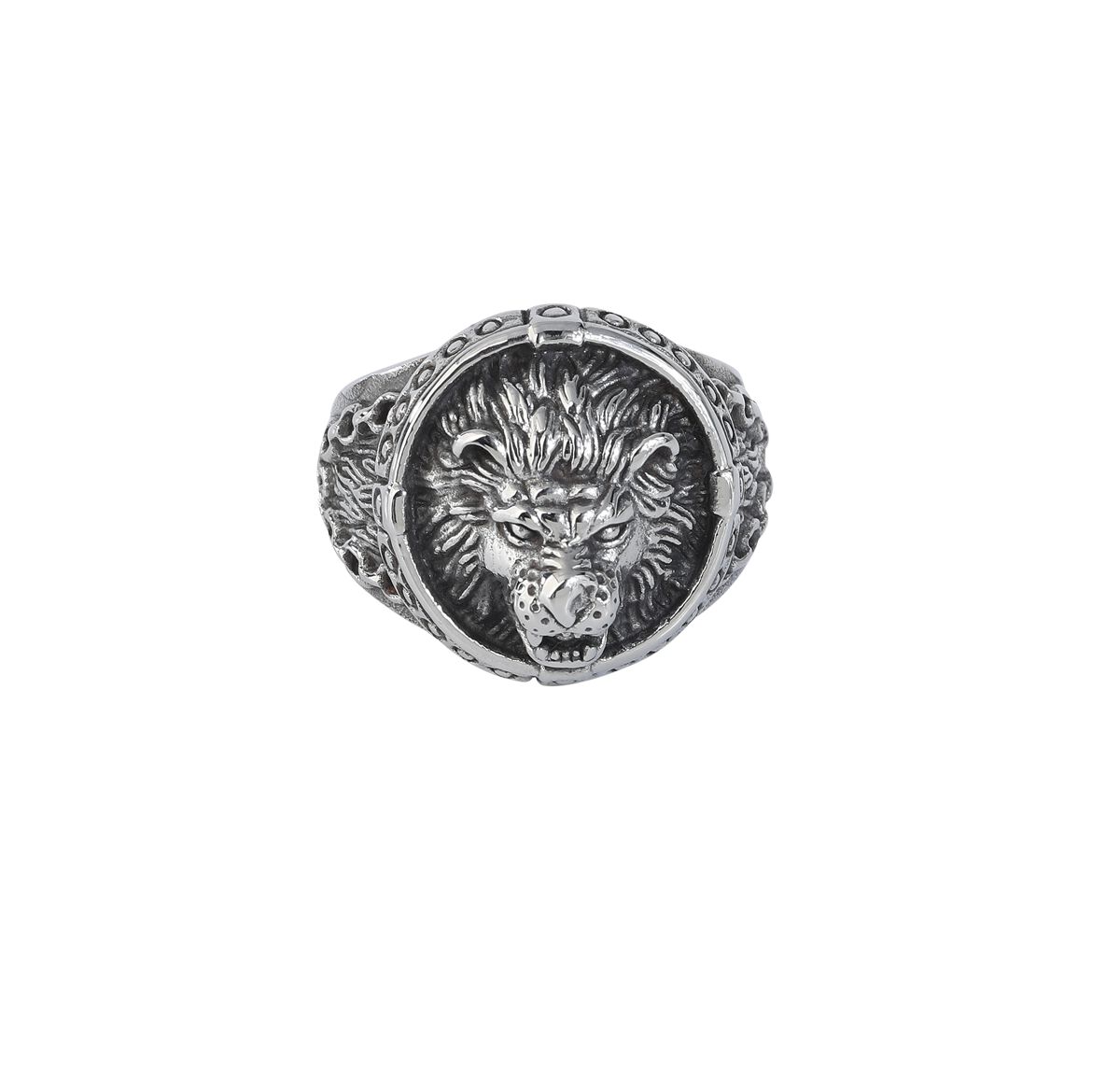 Image of Anello di etNox - Lion's head - Unisex - colore argento