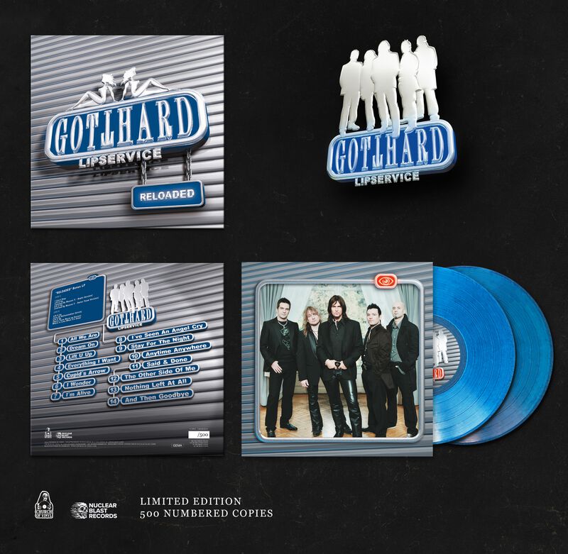 Lipservice (Reloaded) von Gotthard - 2-LP (Coloured, Limited Edition, Re-Release, Standard)