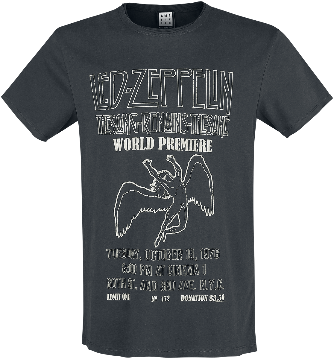 Led Zeppelin - Amplified Collection - Remains The Same - T-Shirt - charcoal image