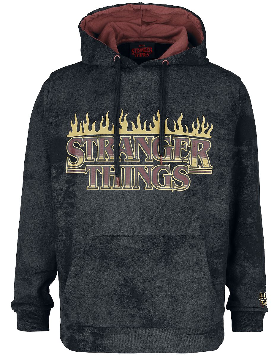 Stranger Things Hellfire Club Hooded sweater dark grey