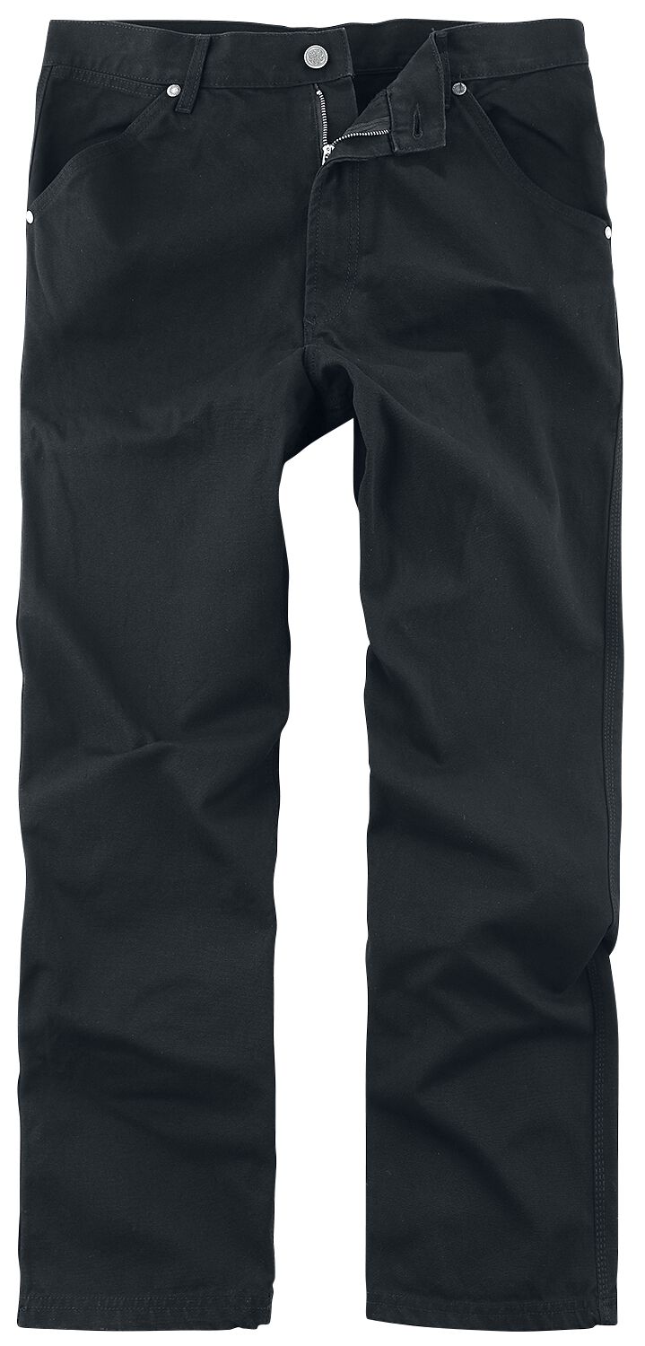 Chet Rock Caleb Workwear Trousers Cloth Trousers black