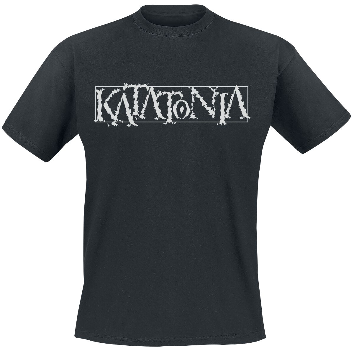 Logo T-Shirt schwarz von Katatonia