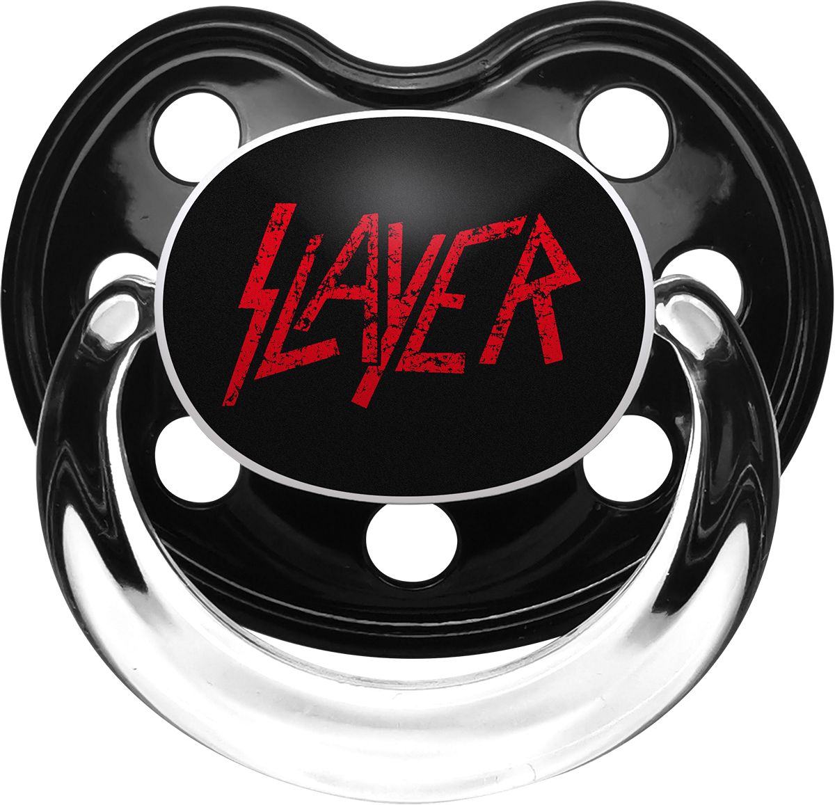 Slayer - Metal-Kids - Logo - Schnuller - schwarz| rot
