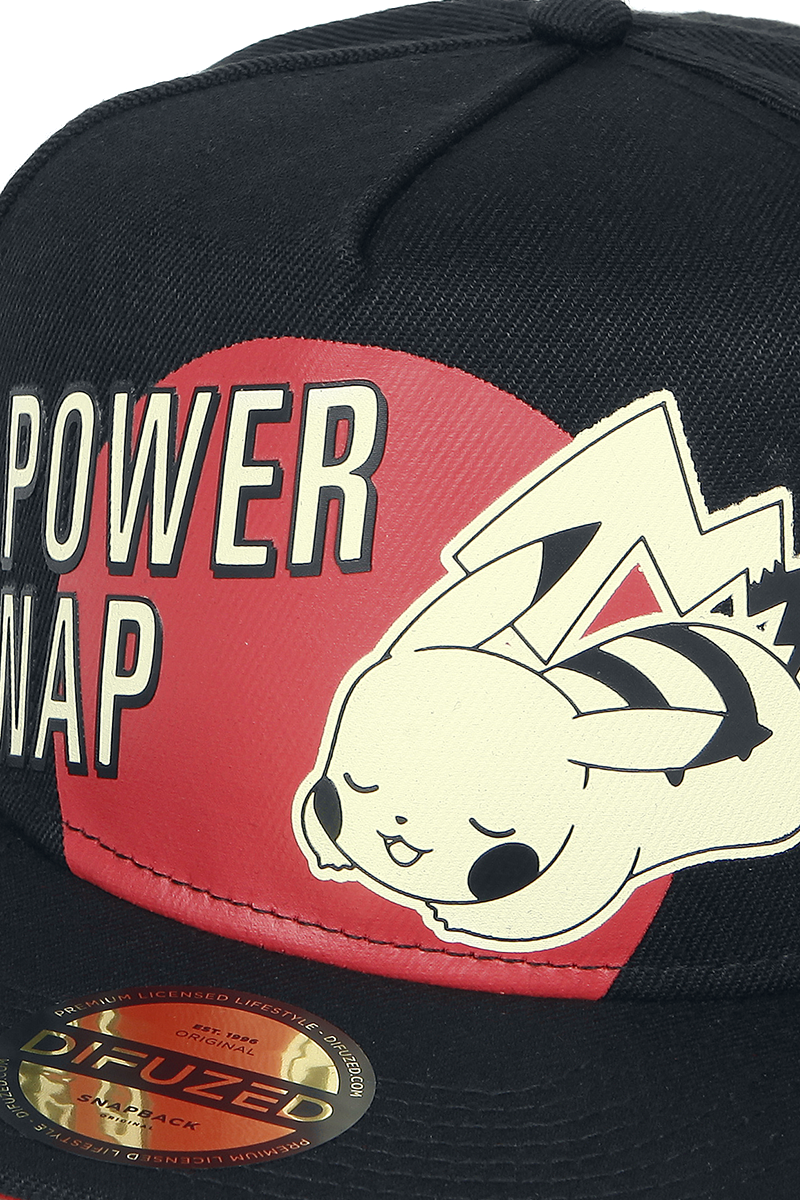 Pokémon Pikachu - Power Nap Cap schwarz