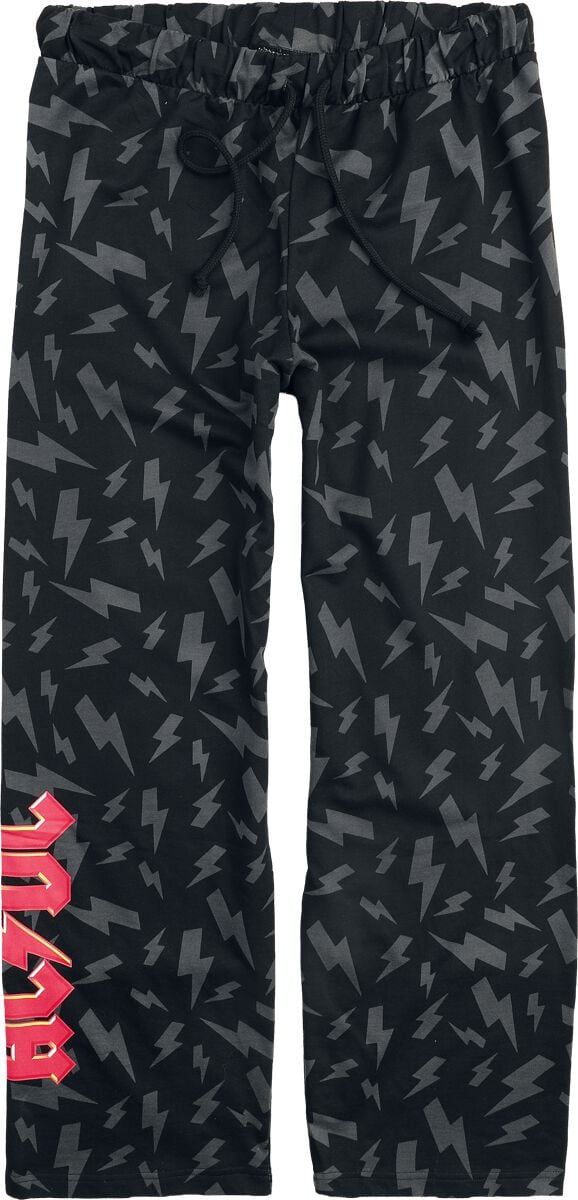 4068143389617 - AC DC Freizeithose Stoffhose schwarz in 3XL