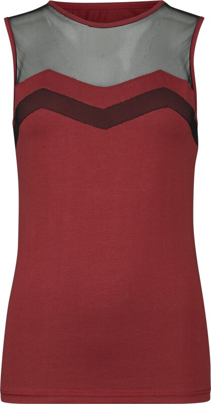 Tank Top With Mesh Details