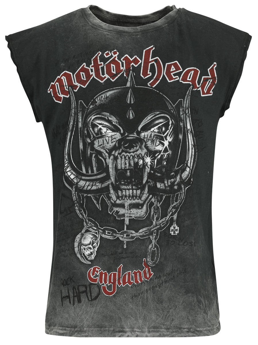 Tanktopp  av Motörhead - England - Herrer - grå