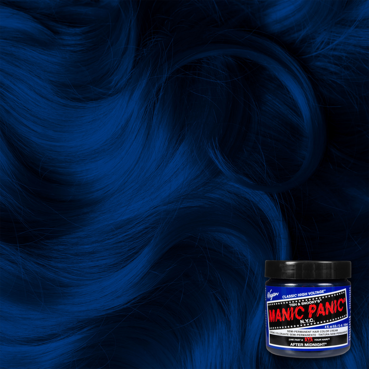 Manic Panic After Midnight Blue - Classic Haar-Farben blau