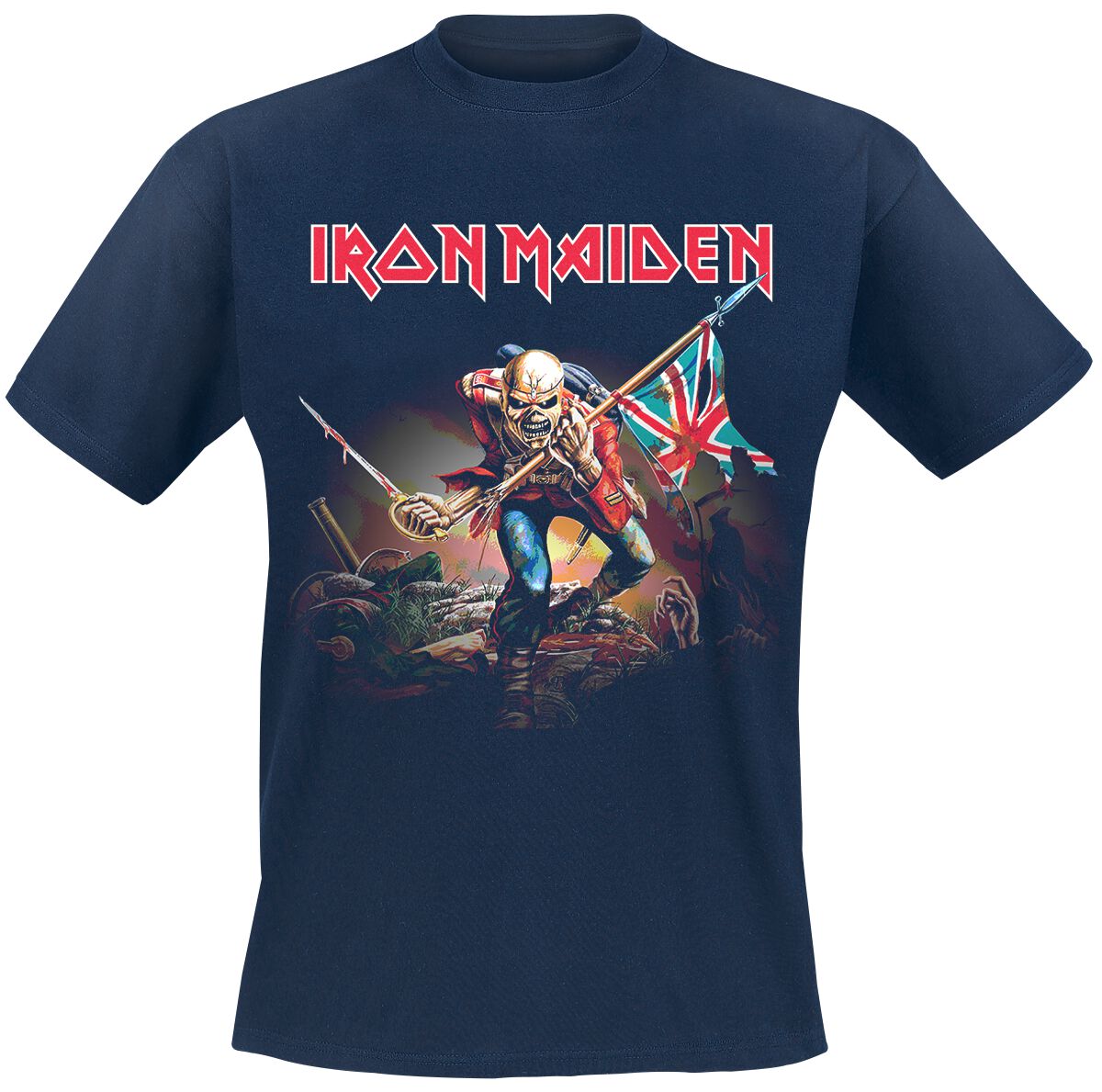 Trooper T-Shirt navy von Iron Maiden